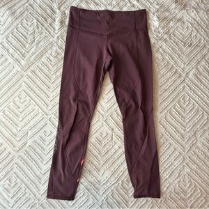 Burgundy Lululemon Leggings | 6